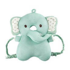 JoyBaby寶寶學步防摔枕 夏款透氣頭部防撞保護墊, 透氣多多象-F, 1個