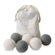 SGS인증 뉴질랜드 천연양모 건조기 양모볼 6P 세탁볼