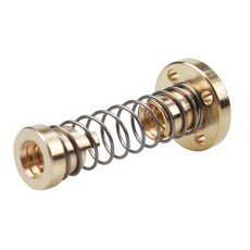 3D 프린터 부품 8mm tr8-8mm 4mm 2mm 리드 스크류 사다리꼴 ACME 백래시 방지 백래시 너트 피치 2mm 1 세트