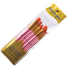 美術繪畫筆套裝 兒童DIY油畫水彩筆, 1個, 粉色, 粉色