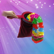 더블 데크 매직 체인지 백 트위스트 핸들 물건 만들기 트릭 선물, 1개