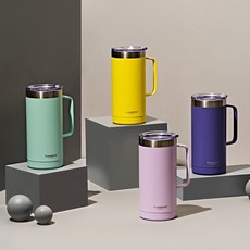 글라스락 플레인 머그 텀블러 500ml 1+1