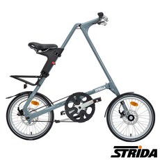 STRIDA 速立達 SX版 18吋 單速 碟煞 折疊單車, 1個, SX水泥灰