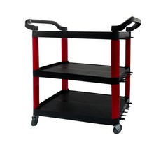 이동식 세차 작업 트롤리 트레이 미용실 헤어샵 3단카트, A. 3단 카트(두꺼워짐), 1개