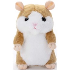 T-ARTS 迴聲寵物 迴聲倉鼠 互動玩具 模仿說話 趣味可愛, 1個, 花生倉鼠