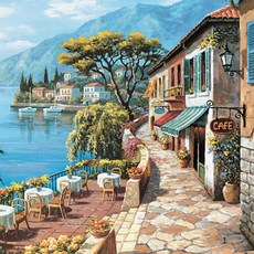 1000피스 카페 직소퍼즐 오버룩 PL1339 72200EA 1(EA), 1개