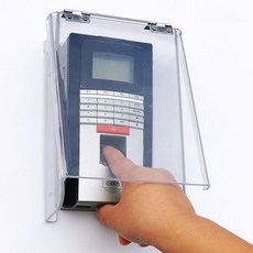 도어락 덮개 빗물 가림막 초인종 가리개 방수 야외용, 대형 유리 접착제 포함