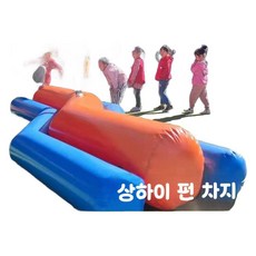 파란색 풍선 놀이체육 교구 에어바운스 정글짐 거미집 벌집형 완구 축구소품 이중 테두리, E. 로즈레드