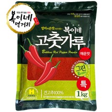복이네먹거리 중국산고추가루 고춧가루 매운맛 김치용(특), 1kg, 1개