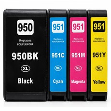 HP 950XL 951XL CN045AA CN046 CN047 CN048 OFFICEJET 8100 8600 8610 8640 호환잉크, 파랑재생대용량 에이치피951, 1개