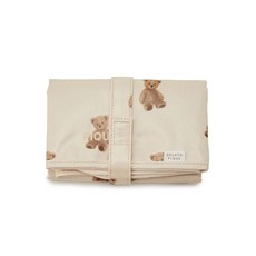 PIQUE 베어 무늬 기저귀 시트