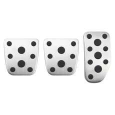 Toyota Vios 2014 2017 YARIS L FS 가스 브레이크 페달 커버 패드 미끄럼 방지 액세서리, 02 3Pcs MT