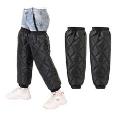 패딩 방풍 레그워머 지퍼형 다리보호대 무릎워머 다리토시, HS패딩방한레그워머(2P)