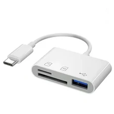 타입 C 어댑터 TF SD 메모리 카드 리더 OTG 라이터 컴팩트 플래시 USB-C 아이패드 프로 화웨이 맥북 샤오미, 03 3 in 1