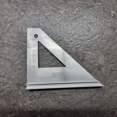 목공용 각도자 10cm 황동 직각자 삼각자, 1개