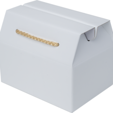 주호팩 끈손잡이 다용도 선물상자 03-2 (220x155x110), 화이트, 100개