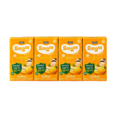 매일유업 요미요미 튼튼 배도라지, 125ml, 8개