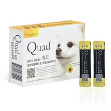 텔로펫 쿼드 강아지관절영양제 슬개골탈구 관절 근육강화, 1박스+체험 5개입, 1개