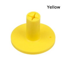1pc 고무 골프 티 안정성 티 홀더 5 색 38 cm 높이 골프 훈련 보조 드라이빙 레인지 및 연습 매트 new, 노란색, 1개
