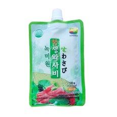 녹미원 생와사비 국내산 식감 생고추냉이 100g 아이스팩 포함, 1개