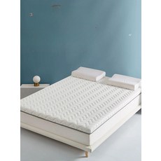 천연 라텍스 매트리스 토퍼 천연 고무 매트리스 홈 기숙사 소프트 쿠션 매트 퀸 사이즈 중간 견고성 침대