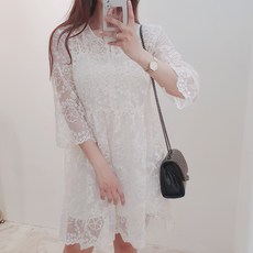 VINASHOP 甜美蕾絲小禮服