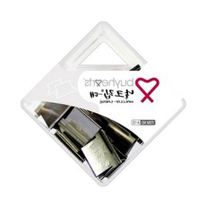 루미오라 실버날크립 날 대 60매 1개 데스크용품 문서클립 정리 철클립