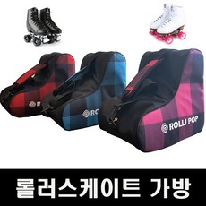 rollipop 롤러스케이트 가방, 레드체크, 1개