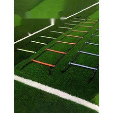 [축구선수 스피드 훈련] 다기능 민첩사다리 축구용 로프사다리