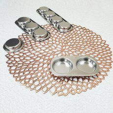 양념식판 어린이식판 유아식판 2구 스텐식판 흡착식 dus+425pS