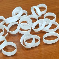 실리콘 고무밴드 포장부자재 고무링 고무줄, 1개