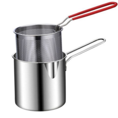 스텐레스 튀김 냄비 스테인레스 업소용 가정용 튀김 냄비 캠핑 거름망 기름망 304 채망 국자