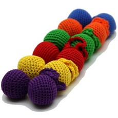 1가베용 5cm 털실공 12개 (면40%)