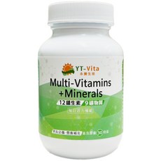 YT-Vita 永騰生技 綜合維生素礦物質膠囊, 1個, 30顆
