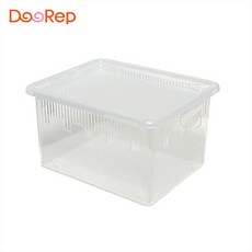 두렙 캐슬 적재형 케이지 중, 1개, 투명