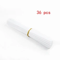 유니버셜 전동사이클 36/72개 휠 림 스포크 랩 키트 스킨 프로텍터 커버 SX EXC TC TE KXF CRF YZF WR RM, 07 White 36Pcs