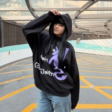 투니스 여성 스타일리시 기모 긴소매 후드 티셔츠