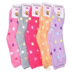 호두상점 땡땡이 숙녀 보온 수면 양말 남성겨울양말