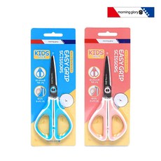모닝글로리 3500 이지그립 가위 키즈 둥근날, 핑크