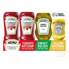 하인즈케찹910gx2+스위트랠리쉬769ml(855g)+머스타드396g, 2개, 396g