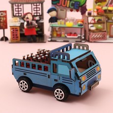 삼광문구 우드 DIY 트럭만들기 나무공예 MDF조립키트