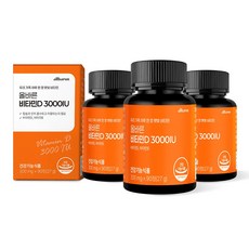 올바른 비타민D 3000IU, 3개, 90정