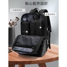 【台灣現貨】黑武士多功能騎行雙肩包 大容量後背包 可充電 17吋電腦包 時尚男背包 筆電休閒雙肩背包