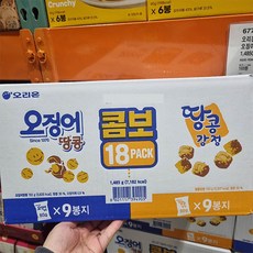 오리온 오징어땅콩 땅콩강정 콤보, 단품, 1개