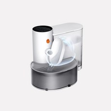 寵物自動飲水碗 不鏽鋼傾斜飲水器 大容量飲水盆, 自動換水飲水機(無線版), 1個