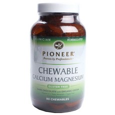 PIONEER 鈣鎂巧克力咀嚼片, 1個, 90 件