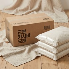 근본카사바모래 18kg(6kgX3개) 먼지없는 고양이모래, 18kg, 1개, 무향