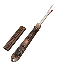 호환 1Pc 빈티지 바느질 솔기 리퍼 키트 금속 손잡이 스레드 커터 Unpicker 바느질 스레드 제거 DIY 공예, 03 Copper