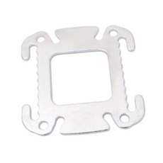 수상 스포츠 스쿠버 다이빙용 웨빙 스토퍼용 다이빙 벨트 슬라이드 키퍼 리테이너, 다이빙 웨이트 벨트 키퍼, 은, 다이빙 웨이트 벨트 키퍼