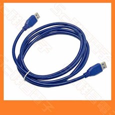 USB 3.0 公對公 數據線 傳輸線 延長線 硬碟線 1.8M, 1個